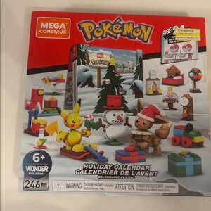 Pokemon Holiday Calendar Mega Construx